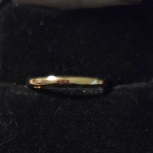 Classic Thin Gold Band Ring